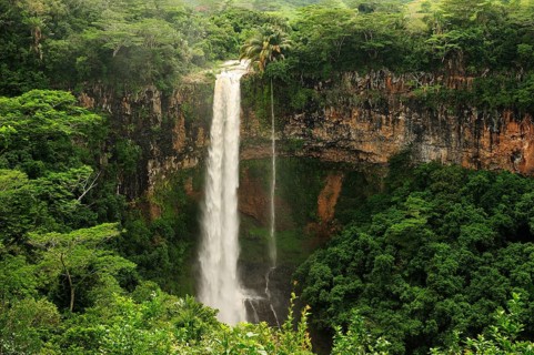 Chamarel waterfall