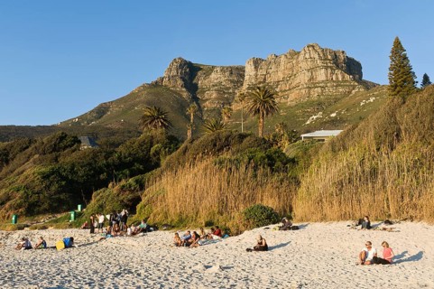 People on Llandudno Beach