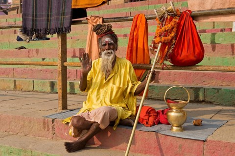 Elderly Sadhu