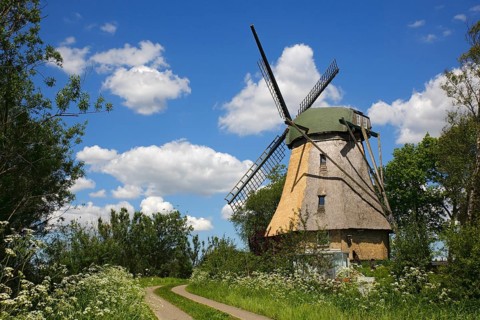 Historic Dutch windmill
