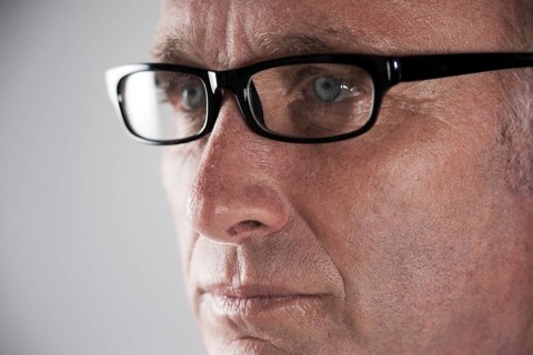 Man wearing glasses