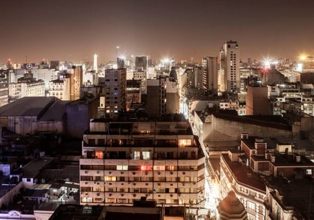 Buenos Aires at night