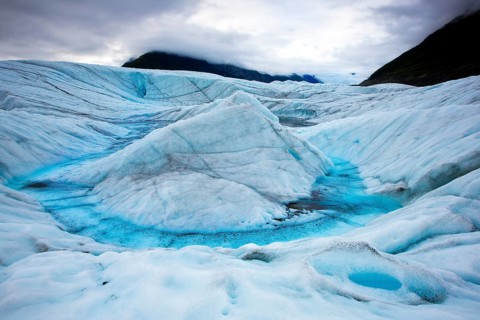 Meltwater at Matanuska Glacier
