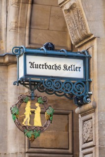 Auerbachs Keller restaurant in the Maedlerpassage arcade