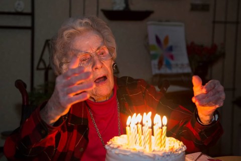 Dorothy Newell celebrates her 99th birthday