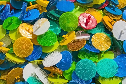 Plastic brushes