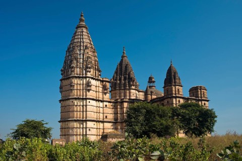 Hindu temple with Shikhara towers