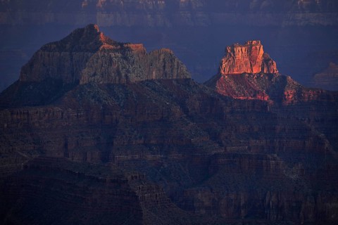 Zoroaster Temple and Brahma Temple in the evening light