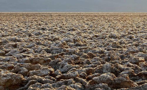 Salt crusts at the Devil's Golf Course