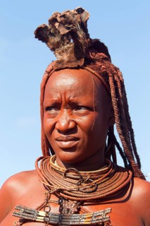 Young married Himba woman