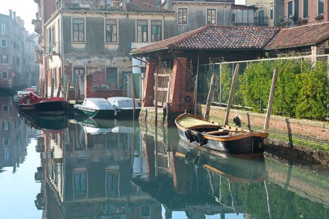 Boats on the Rio de la Misericordia