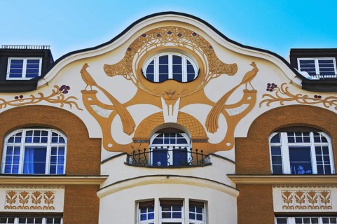 Art Nouveau façade