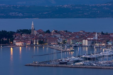 The marina in the evening
