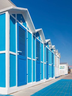 Beach cabins