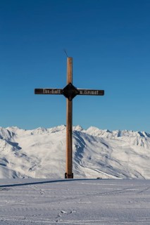 Summit cross at Axamer Lizum