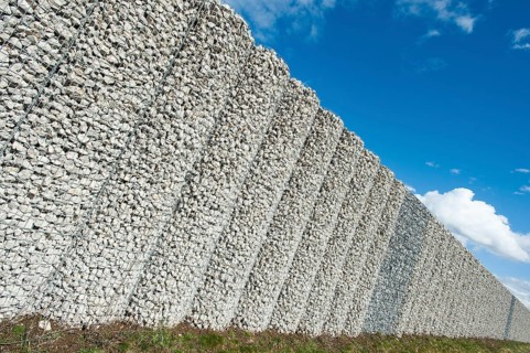 Gabion wall
