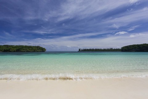 White sand beach