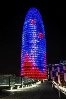 Torre Agbar skyscraper