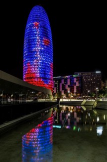 Torre Agbar skyscraper
