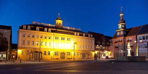 City Palace and City Hall on Markt square