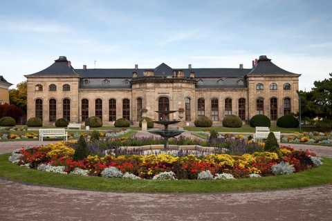 Heinrich Heine Library in Schlosspark park