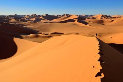 Sand dunes of Erg Mehejibad