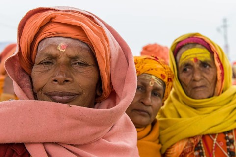 Portrait of a Shiva sadhvi