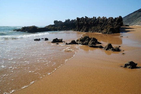 Rocks on the beach
