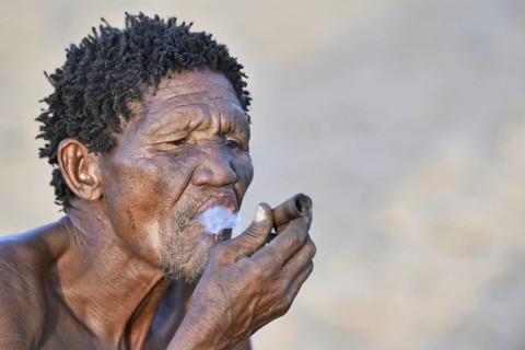 San man (bushmen man)