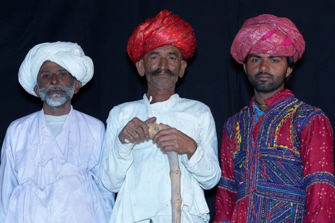 Rabari Men in traditional clothes