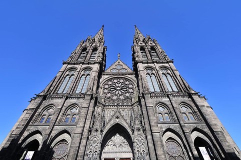 The black Clermont-Ferrand Cathedral or Cathedral of Notre-Dame-de-l'Assomption