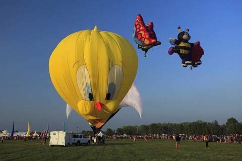 Hot-air balloons