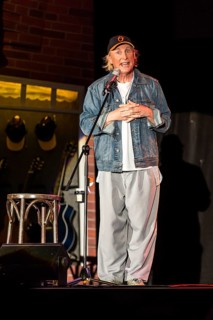 The German comedian Otto Waalkes performing live at the Stadthalle festival hall