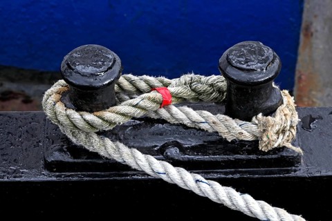 Rope in the port of Karlshagen