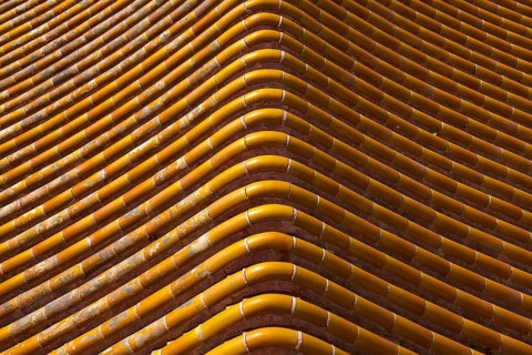 Roof tiles of a pagoda at the Summer Palace