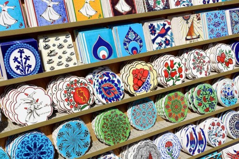 Painted tiles