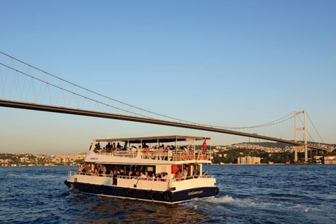Ferry across the Bosphorus