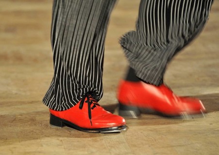 Shoes of a step dancer