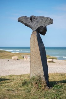 Stone Sculpture by the sea