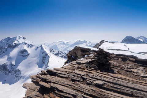 Mount l'Albaron with views of Mount Ciamarella in Italy