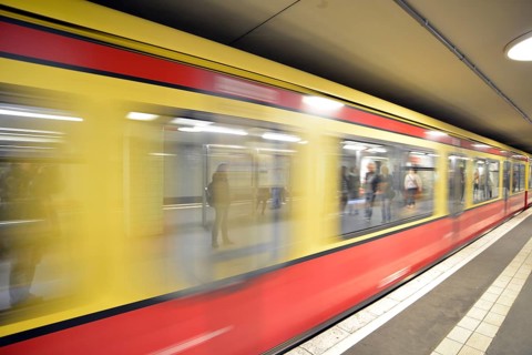 Train arriving
