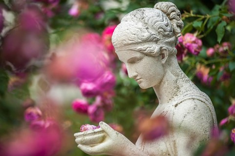Nymph in the Rose Garden
