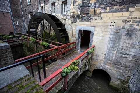 Waterwheel at Bischofsmuehle mill