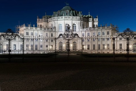 Baroque hunting lodge of Palazzina di Caccia di Stupinigi from the Dukes of Savoy