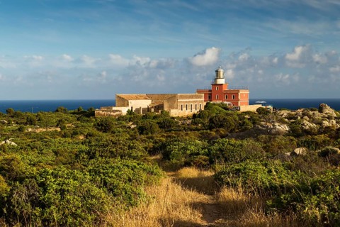 Lighthouse at Cape Spartivento on the Costa del Sud