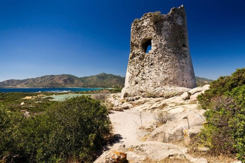 Saracen Tower on the coast
