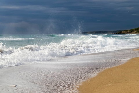 Waves on the beach