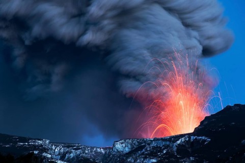 Eruption of Eyjafjallajoekull volcano