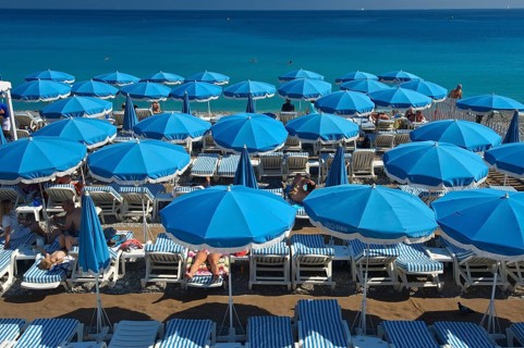 Beach at the Promenade des Anglais