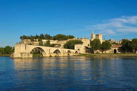 Pont Saint-Benezet bridge over the Rhone River